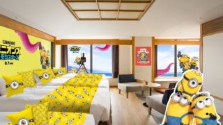 Minions & Monsters Collaboration Rooms and Sweets at Biwako Otsu Prince Hotel in Japan