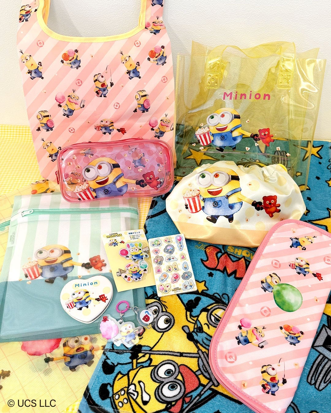 Minions & Monsters Collaboration Goods Launch at Thank You Mart in Suita, Osaka