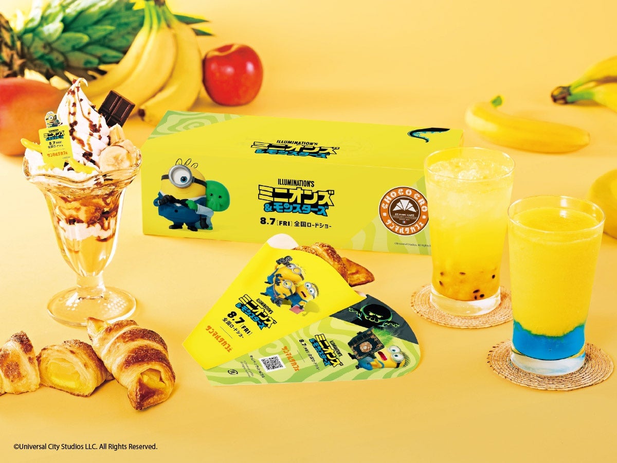 Minions x Saint Marc Cafe Collaboration Launches Nationwide in Japan with Free Items