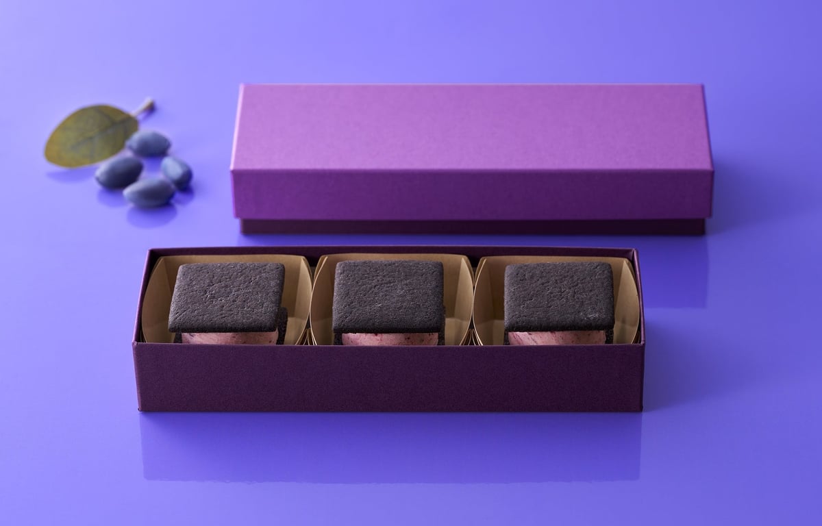 Japan Debut: Morimoto's Haskap Jewelry Sweets at Shibuya Scramble Square