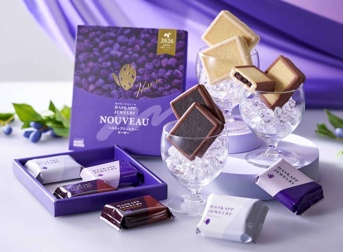 Japan Debut: Morimoto's Haskap Jewelry Sweets at Shibuya Scramble Square