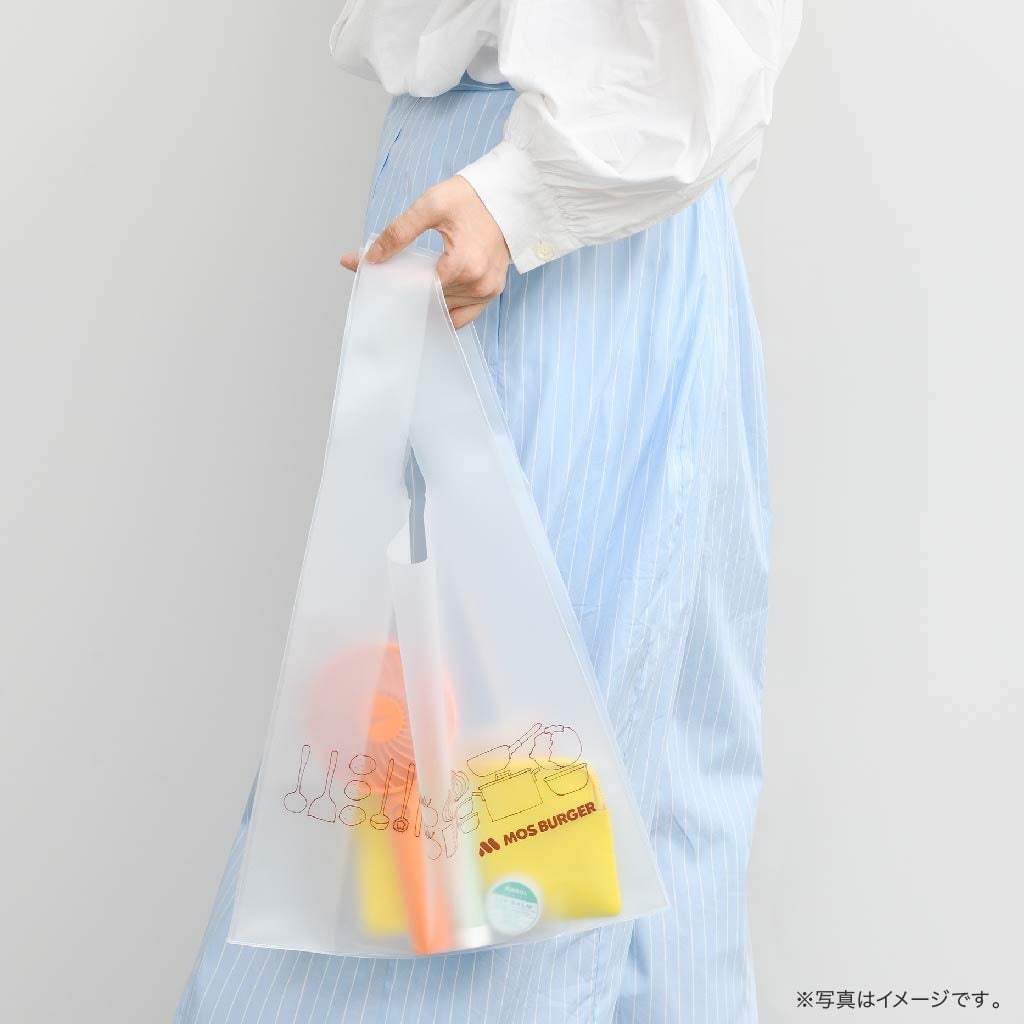Clear Bag Mos Takeout Bag Style (S: ¥1,580, M: ¥1,780)