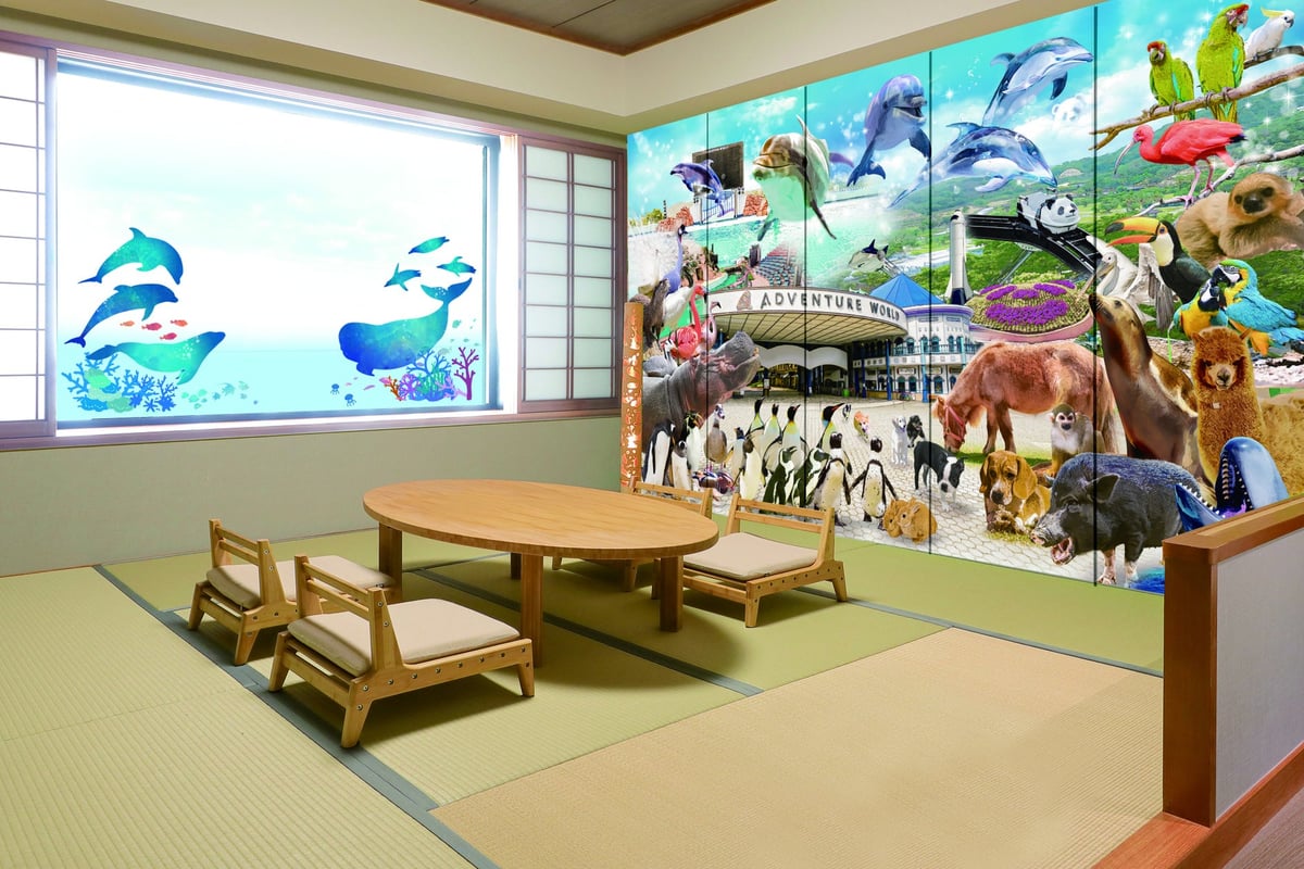 Nanki Shirahama Marriott Hotel Launches Animal-Themed Collaboration Room with Adventure World