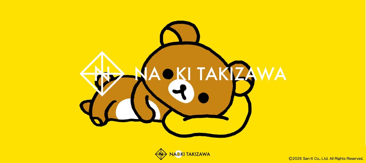 NAOKI TAKIZAWA x Rilakkuma Urban Collection Launches in Japan July 28