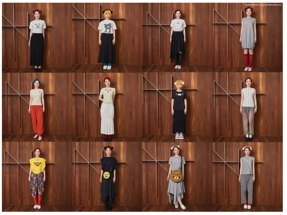 NAOKI TAKIZAWA x Rilakkuma Urban Collection Launches in Japan July 28
