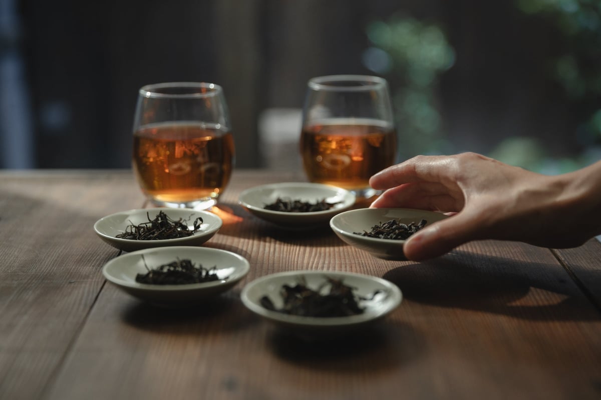 Single-origin Japanese black tea from Nakakubo Tea Garden in Minami Yamashiro Village, Kyoto. Photo: Misa Kawara