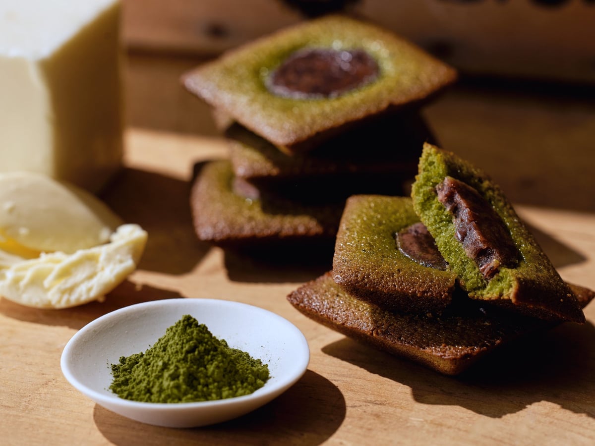 An Butter Financier Uji Matcha