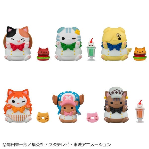 One Piece MEGA CAT PROJECT Nyannpiece Nyann DINER! 6-Piece Box in Tokyo from December 2026