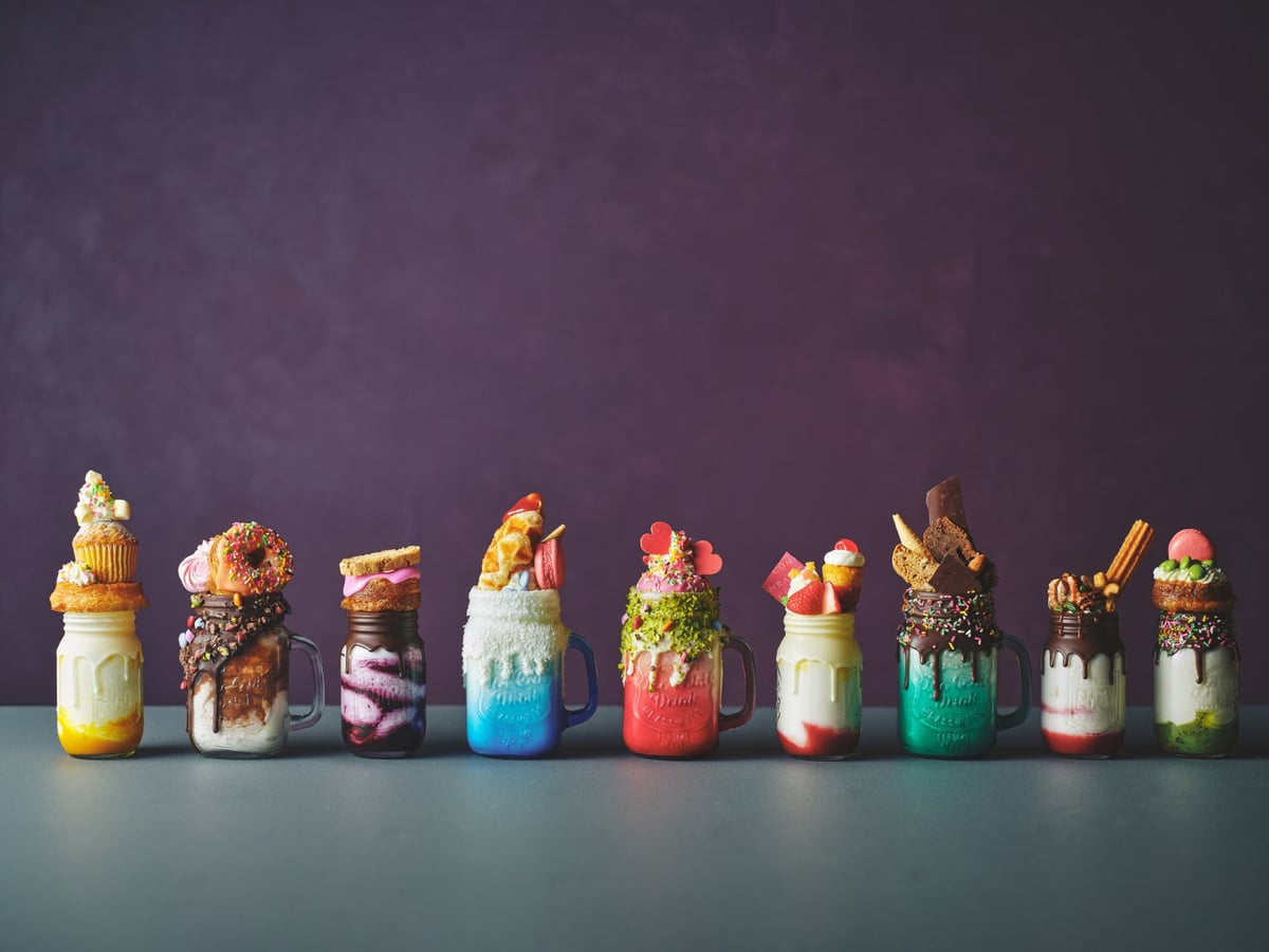 DIY Sweets Freak Shake Finished Image