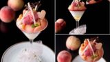 Peach Parfait with Verbena Aroma at Le Cafe de Joel Robuchon Nihombashi from July 15