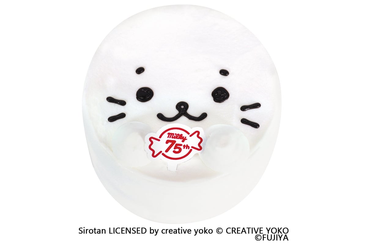 Round Shirotan Cake with Milky Cream Hands — ¥1,620 (tax included)