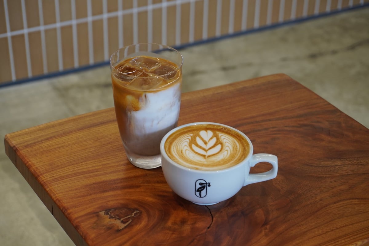 Limited edition Panama coffee latte available at opening