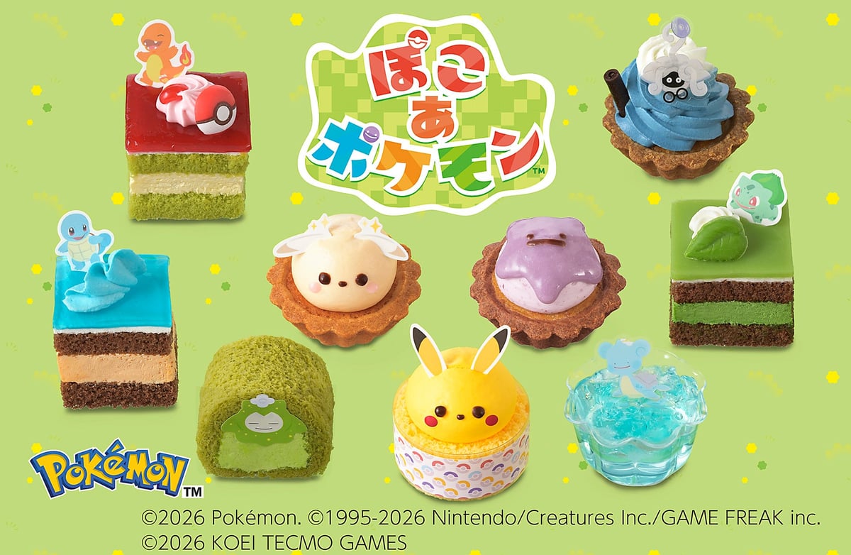 Limited-Edition 'Poko a Pokemon' Petite Cakes and Gifts at Ginza Cozy Corner in Japan July 31