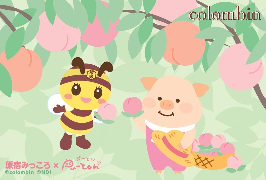 Pu-ton x Colombin Collaboration Sweets in Harajuku from July 17