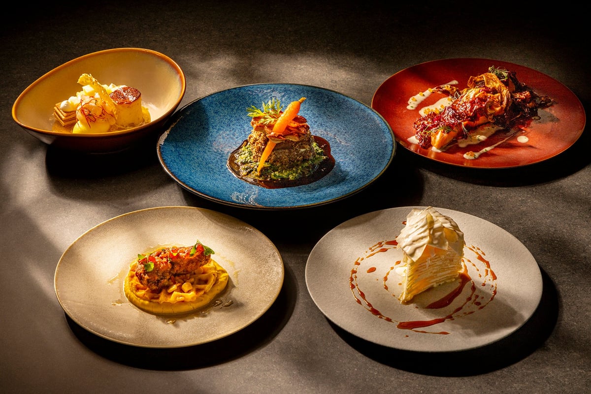 Pullman Tokyo Tamachi's 'KASA' offers a popular course at 20% OFF for a limited time. *Photo shows KASA Dinner Course.