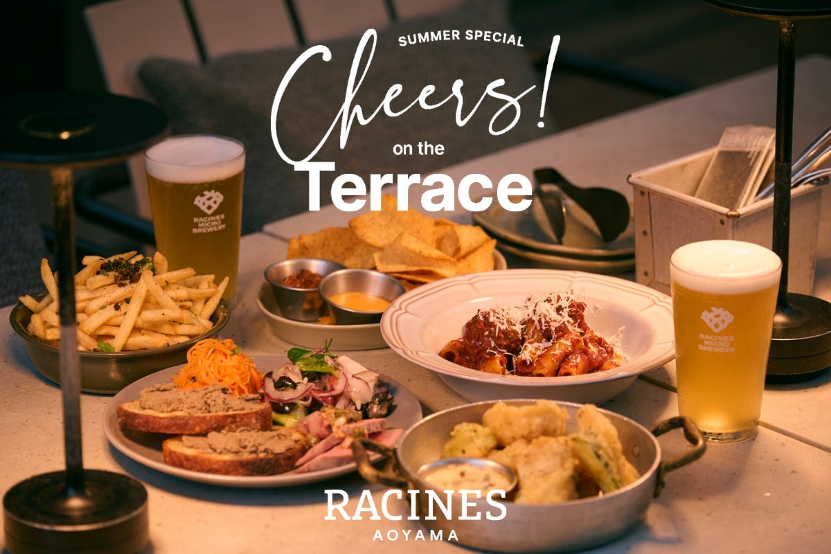 RACINES AOYAMA Launches Summer Beer Terrace Plan with 2-Hour Free Flow in Tokyo