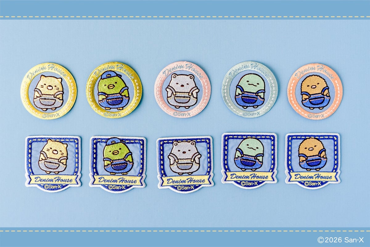 Rilakkuma and Sumikko Gurashi Denim Goods Now Available Online in Japan from July 1