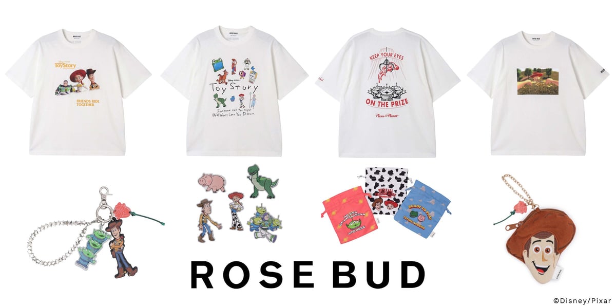 ROSE BUD Unveils New Toy Story Collection in Shinjuku July 21