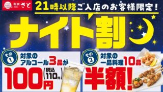 Sato Japanese Restaurant Night Discount Campaign in Japan From July 1