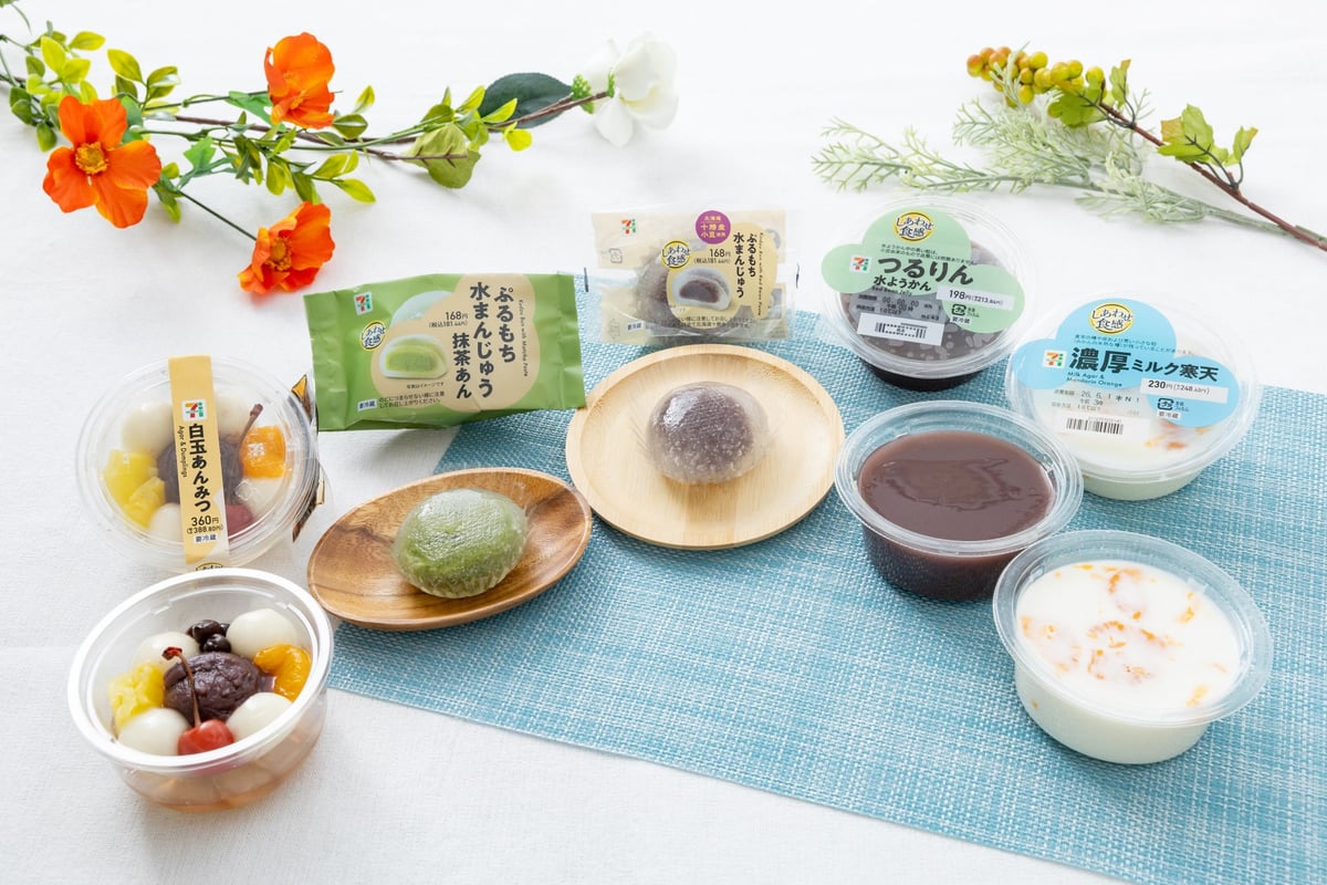 Seasonal Japanese Sweets at Seven-Eleven Japan in Tokyo June 9