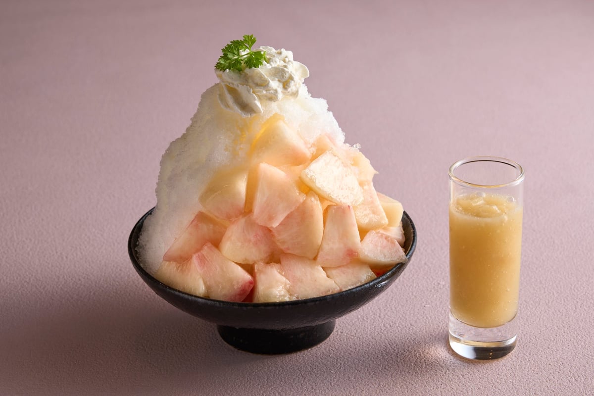 Peach Shaved Ice