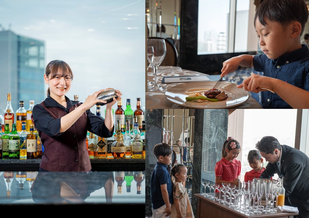 Enjoy learning in a luxurious space on the top floor of the hotel with Sheraton Table Manners for KIDS.