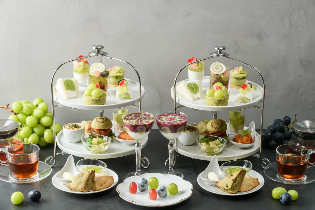 Shine Muscat Afternoon Tea at Sheraton Kagoshima from August 1