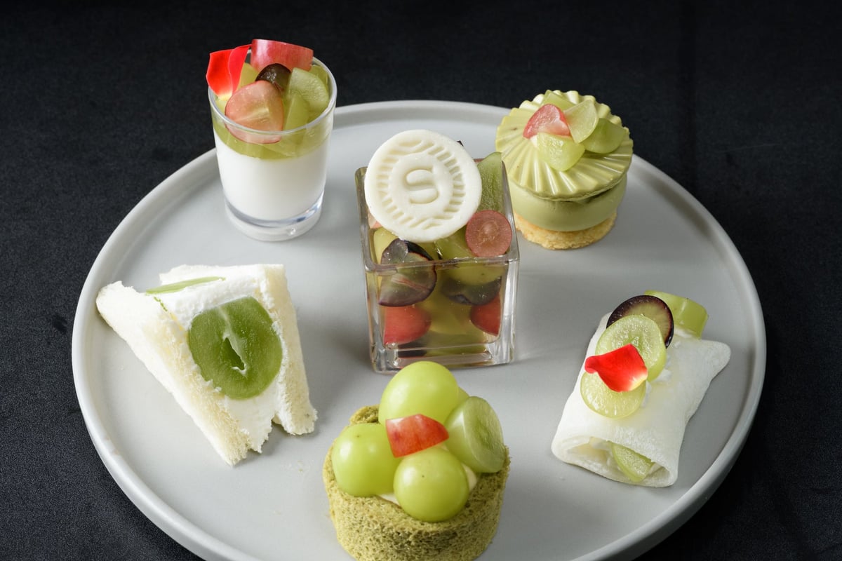 Shine Muscat Afternoon Tea at Sheraton Kagoshima from August 1