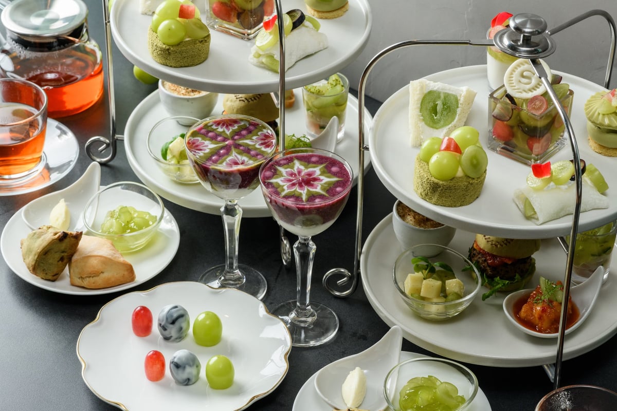 Shine Muscat Afternoon Tea at Sheraton Kagoshima from August 1