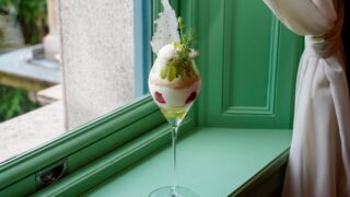 Shine Muscat and Darjeeling Parfait at Hotel Chourakukan, Kyoto — Weekdays from August 3