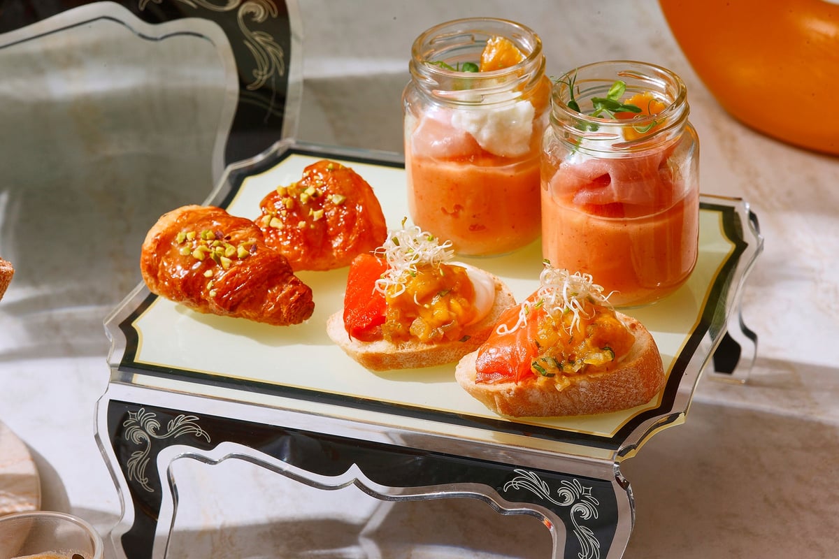 Juicy Summer Afternoon Tea Featuring Shine Muscat and Ripe Mango at The Strings Omotesando