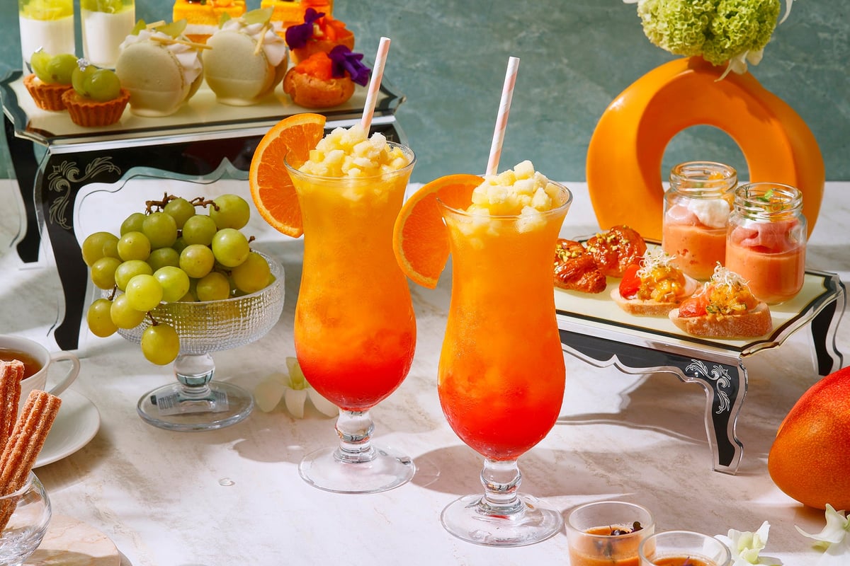 Juicy Summer Afternoon Tea Featuring Shine Muscat and Ripe Mango at The Strings Omotesando