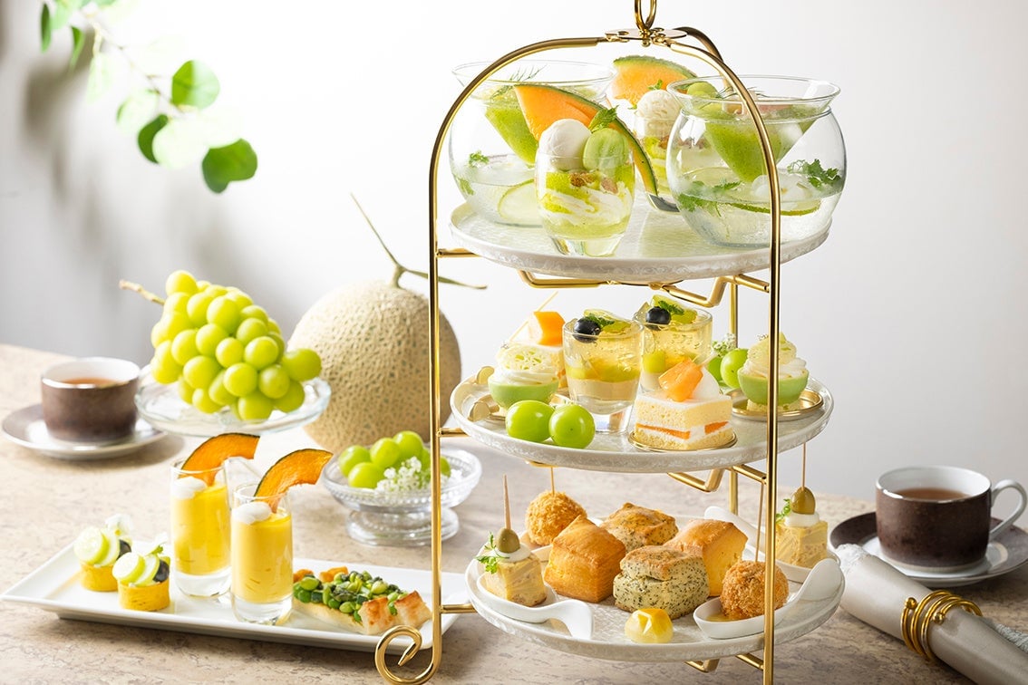 shine muscat melon afternoon tea tokyo dome hotel 01