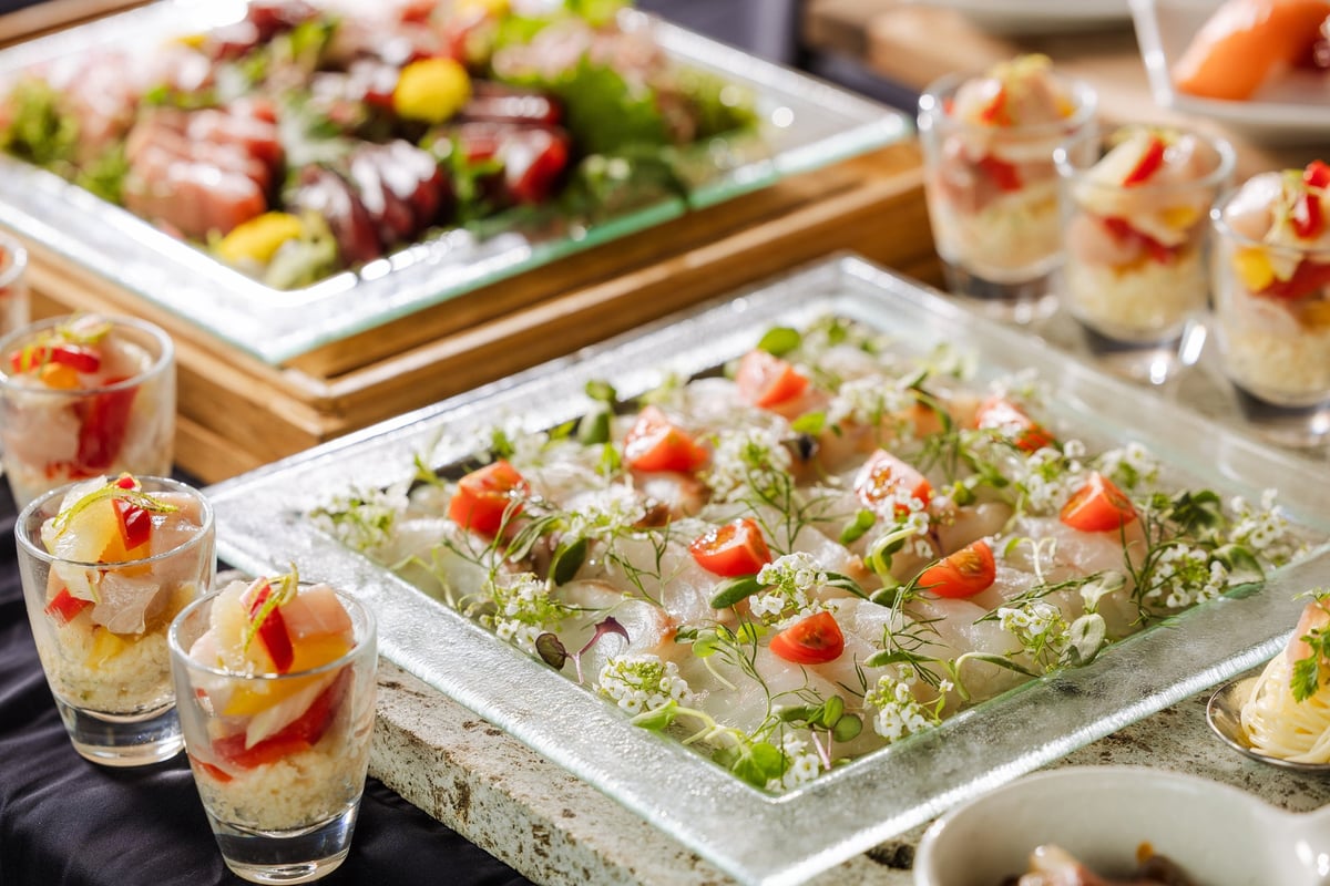 Sashimi, carpaccio, ceviche image