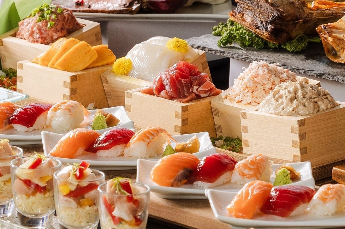 Seafood Nokkedon — freely topped with your favorite seafood ingredients