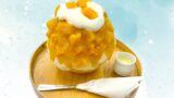 Shiroikumo in Osaka Offers Free Green Tea with Seasonal Fruit Shaved Ice
