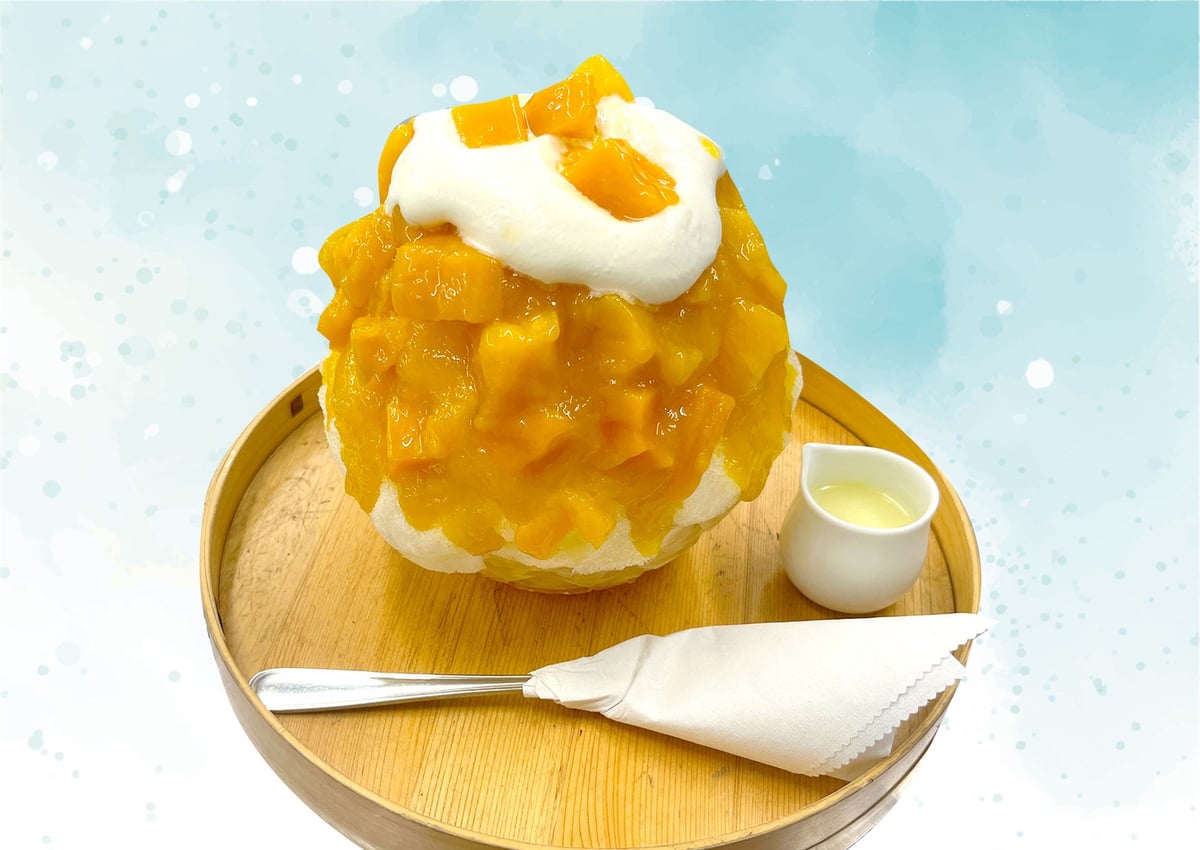 Mango Feast with Green Tea — ¥2,800 (tax included)