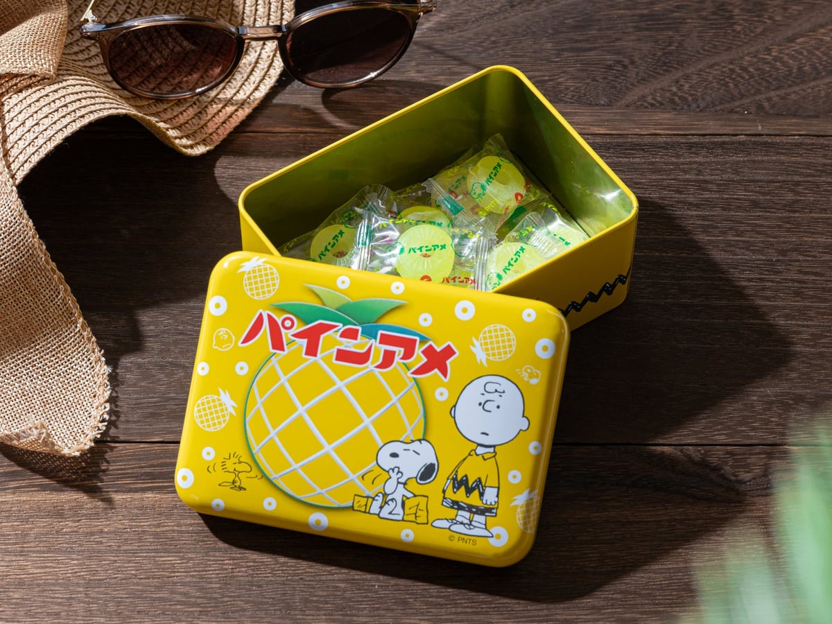 Snoopy Pine Ame Can — ¥1,430 (tax included) now available