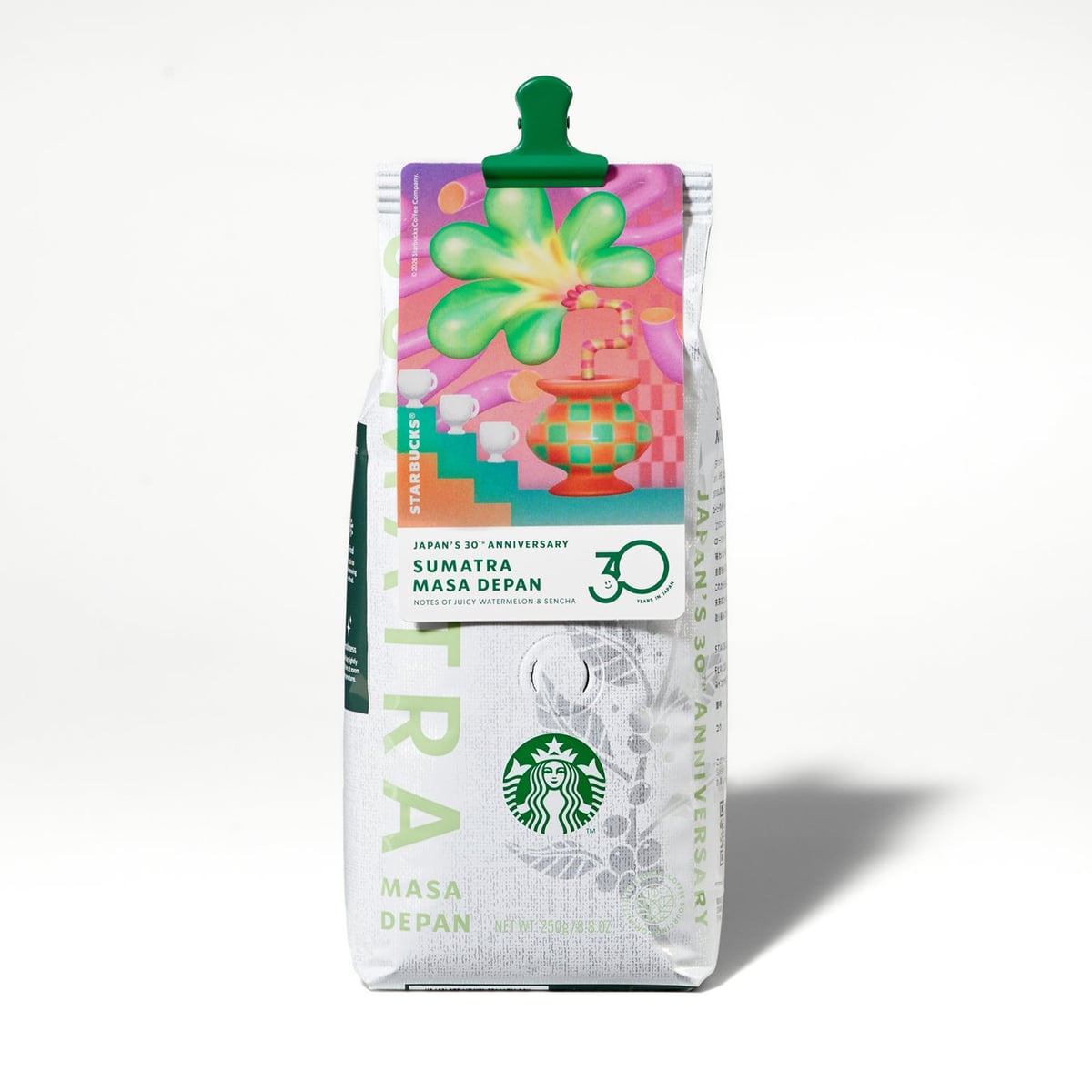 Starbucks Japan Launches New 30th Anniversary Coffee Beans "Sumatra Masa Depan" July 22