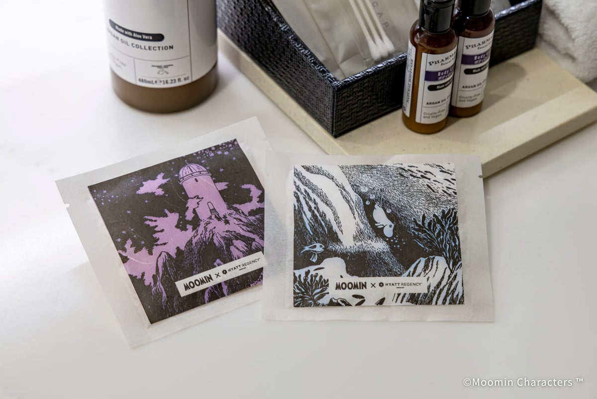 Collaboration bath salt amenities