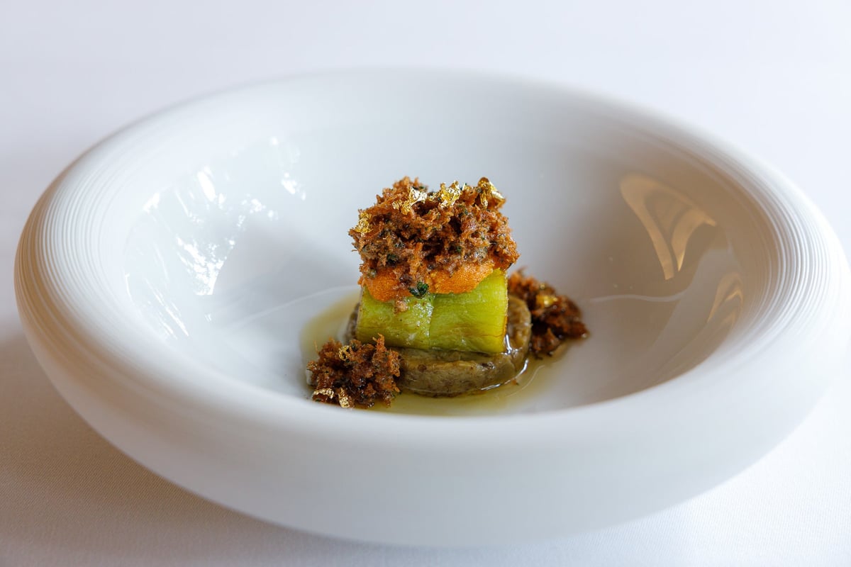 Example dish: Appetizer 'Beurre Noisette Snakeru'
