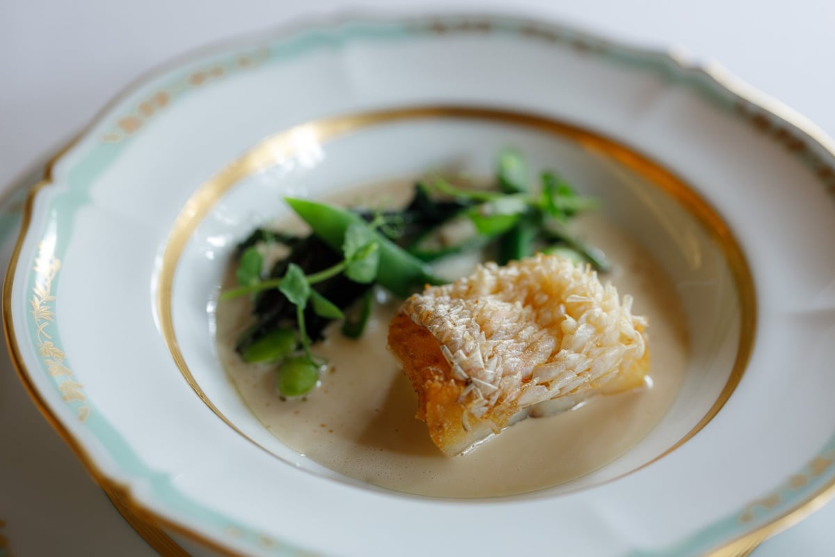 Example dish: Fish dish 'Tilefish Cruystian'