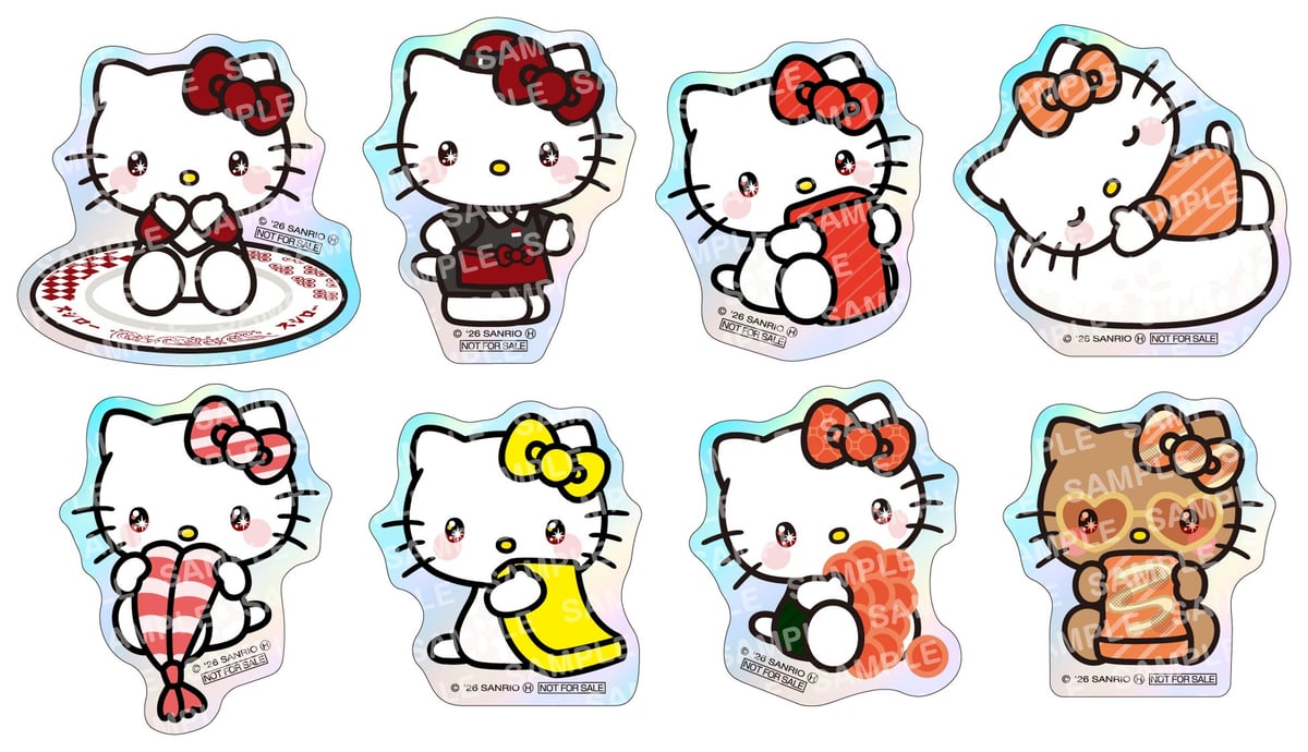 Sushiro Launches Limited-Edition Hello Kitty Collaboration Sushi and Goods Across Japan