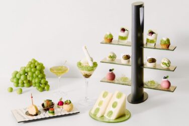 the thousand kyoto shine muscat parfait afternoon tea 01