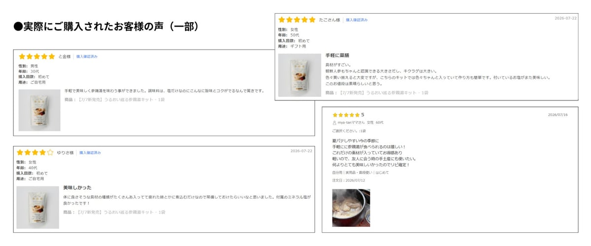 Top-Ranked 'Uruoi Meguru Samgyetang Kit' Wins No.1 on Rakuten and Yahoo! Shopping in Japan