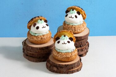 tsubakiya coffee ducky duck choco mint panda cream puff 01