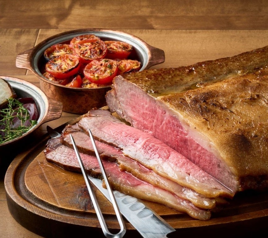Roast Beef with Domestic Beef, Sukiyaki Style