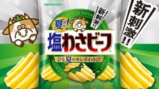 Yamayoshi Seika Launches Summer Limited Salt Wasabeef Potato Chips Nationwide From July 13