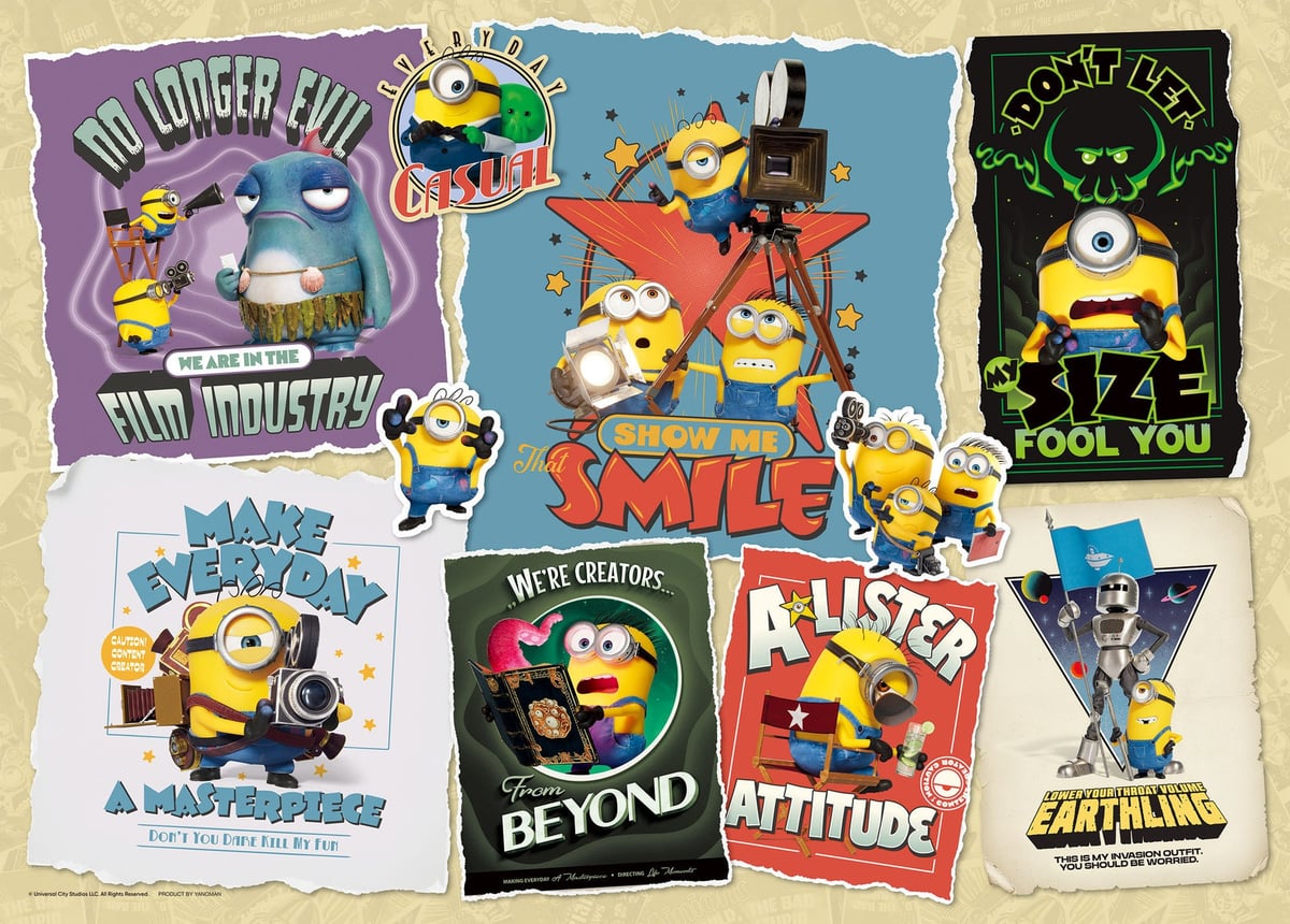 Yanoman Launches New Minions & Monsters Jigsaw Puzzles in Japan from July 2026