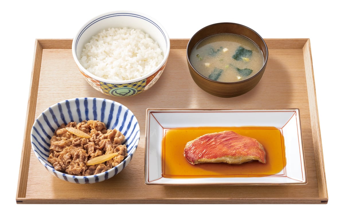 Yoshinoya Launches New Simmered Alfonsino Fish Set Meal Nationwide